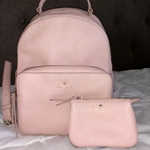 Kate spare backpack with coin purse
